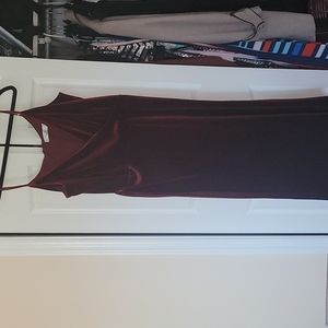 Ali & Jay oxblood red velvet dress